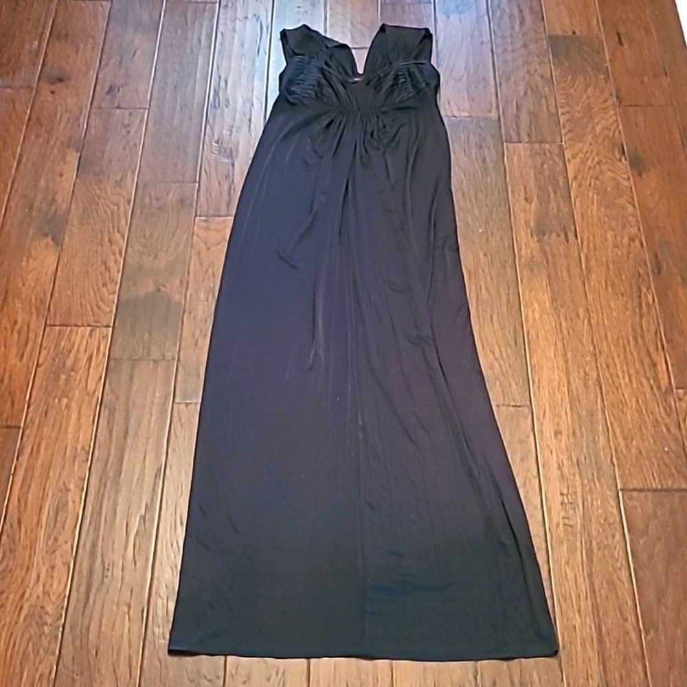 BCBGMaxazria long black gown size Medium